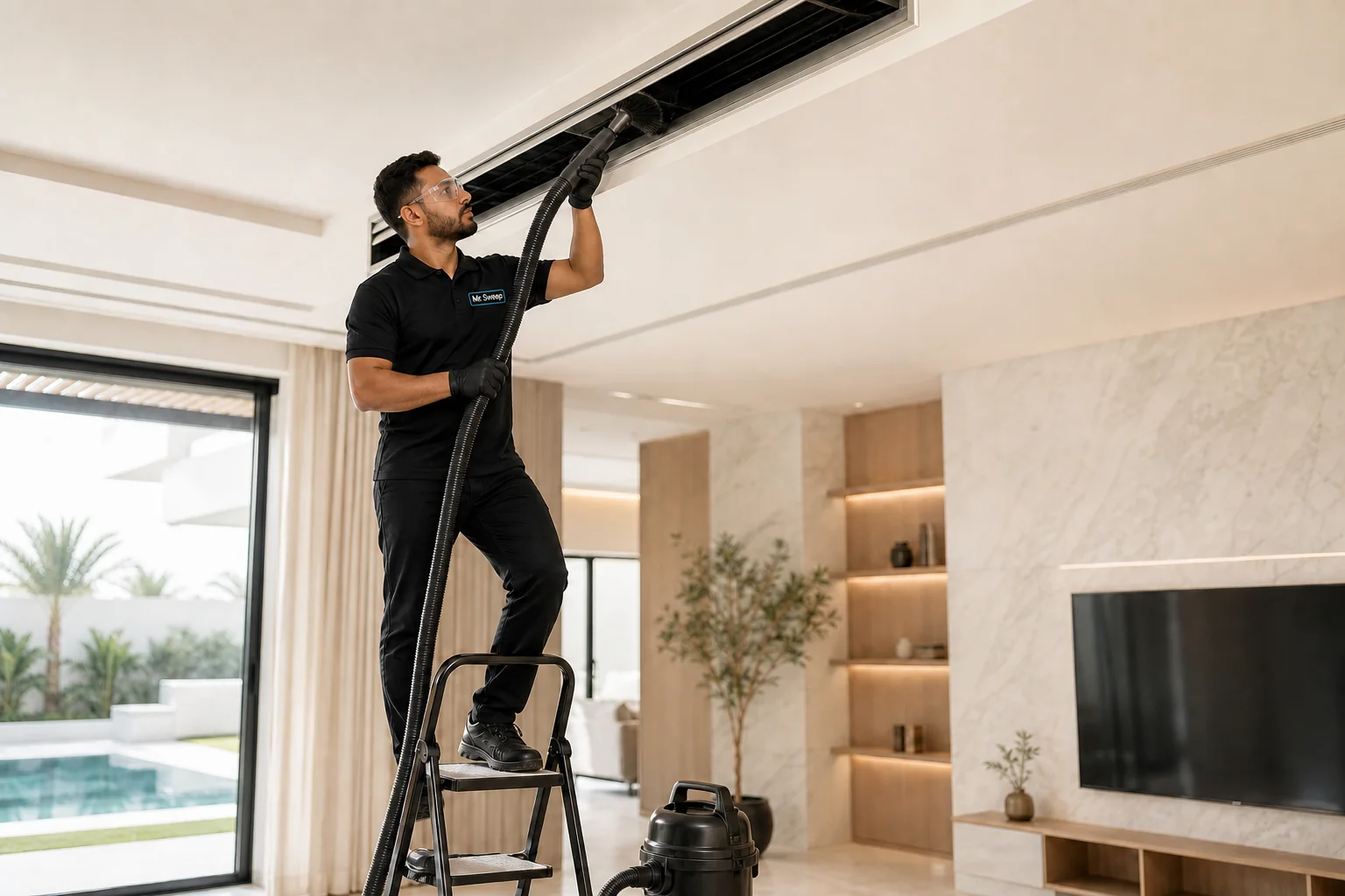 AC cleaning by Mr. Sweep professionals